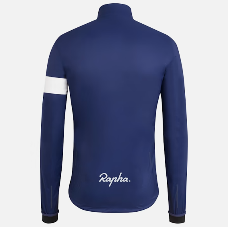 Rapha Mens Core Cycling Rain Jacket II in Navy Blue Large-1